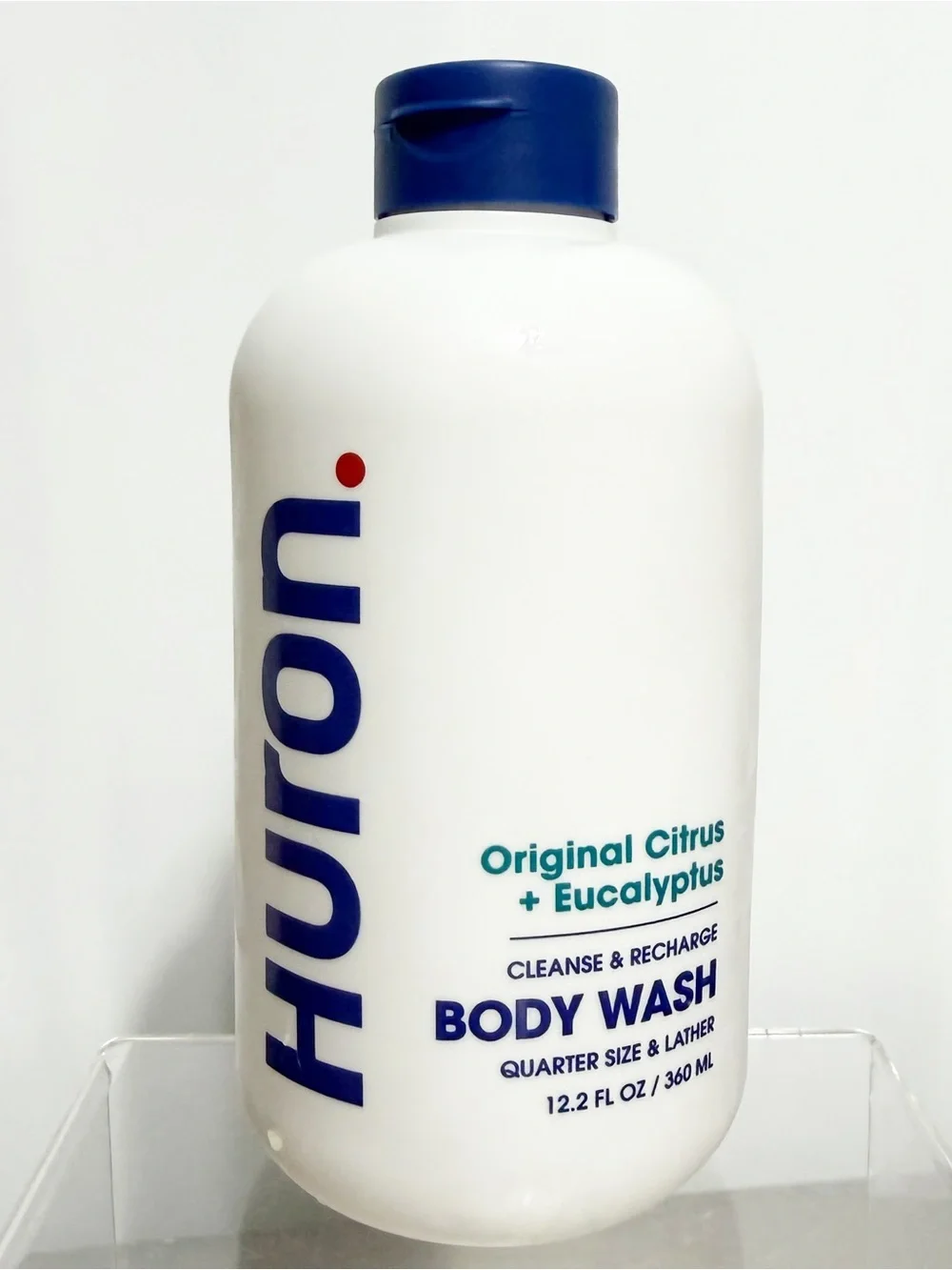 HURON Recharge BODY WASH Citrus & Eucalyptus ~ Clean Formula 12.2 fl oz / 360mL